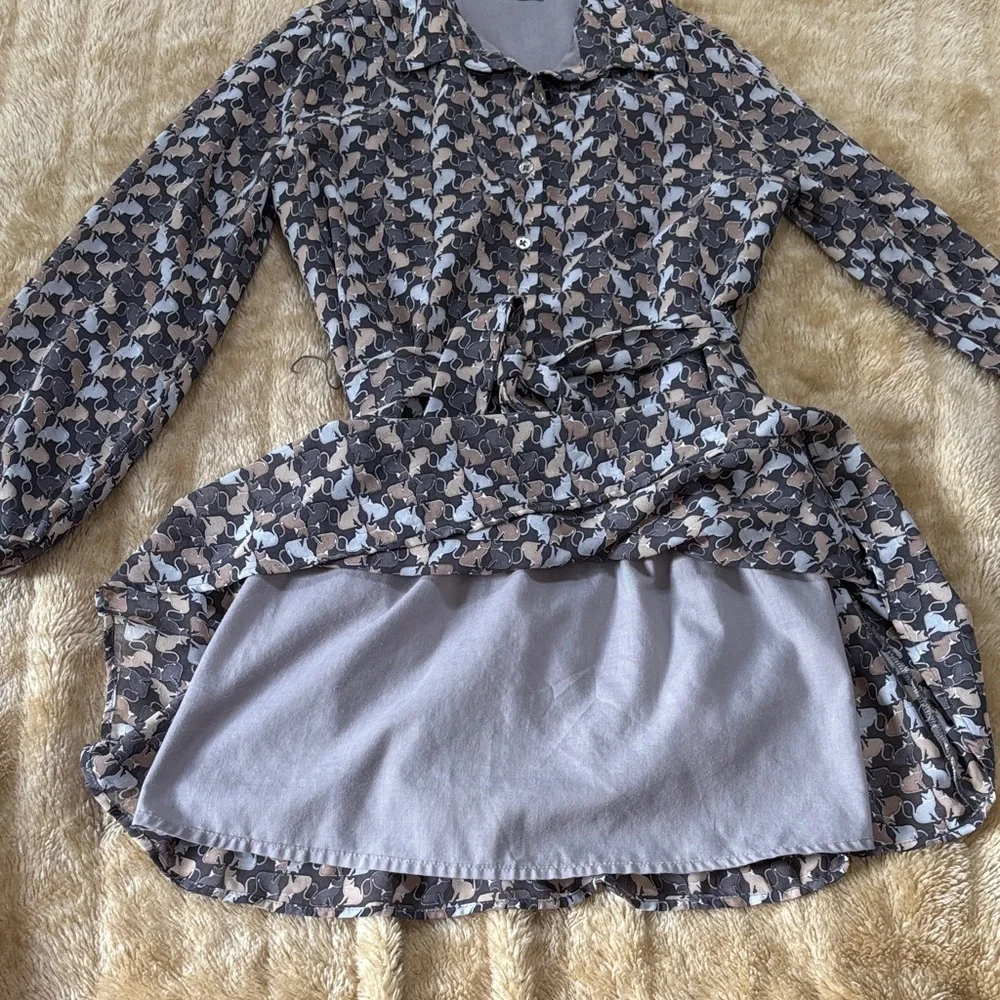 Kitty Cat Patterned Dress